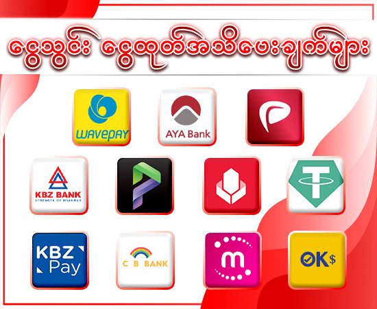 ငွေသွင်း/ငွေထုတ် ဘဏ်များ